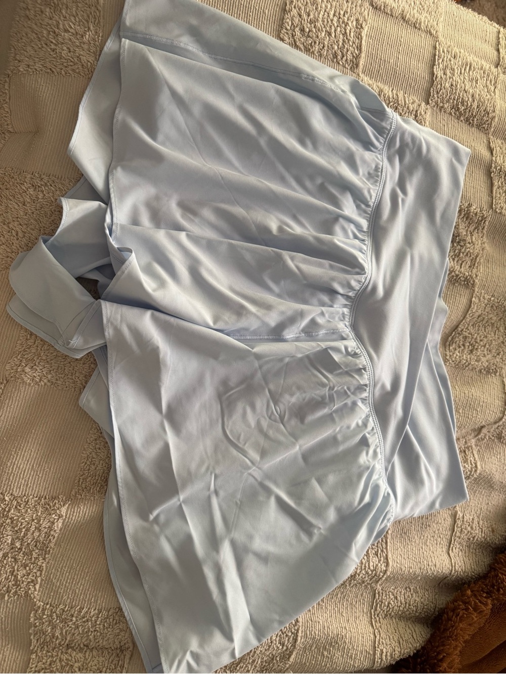 Aerie Crossover Shorts Light Blue